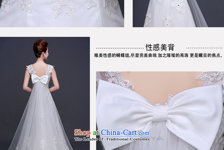 Jie mija white shoulders sleeveless wedding dress tail 2015 new summer lace Korean continental tail bride wedding White XL Photo, prices, brand platters! The elections are supplied in the national character of distribution, so action, buy now enjoy more preferential! As soon as possible.