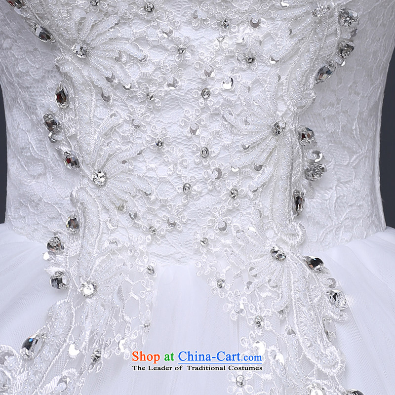 Jie mija wedding dresses , 2015 new field to align the shoulder bon bon skirt wedding shoulders large Sau San bride wedding white L, Cheng Kejie mia , , , shopping on the Internet