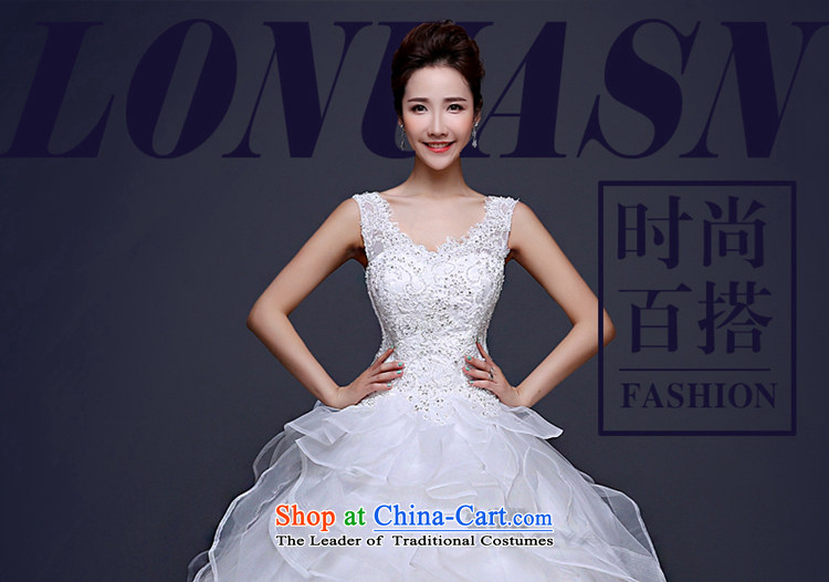Jie mija wedding dresses 2015 Spring New Korean minimalist shoulders to align graphics thin marriages a field shoulder wedding White M pictures, prices, brand platters! The elections are supplied in the national character of distribution, so action, buy now enjoy more preferential! As soon as possible.