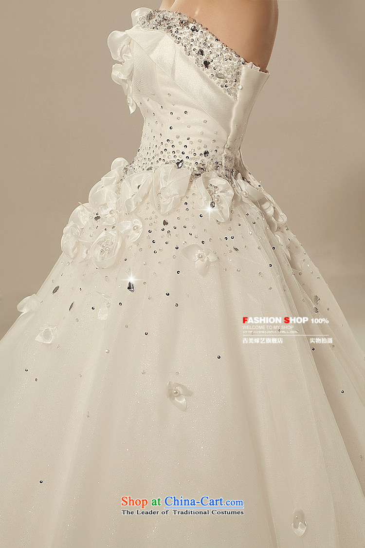 Water drilling wedding dresses Kyrgyz-american married new anointed arts 2015 Chest Korean Princess graphics thin tail 892 bride wedding white picture, prices, XXXL brand platters! The elections are supplied in the national character of distribution, so action, buy now enjoy more preferential! As soon as possible.