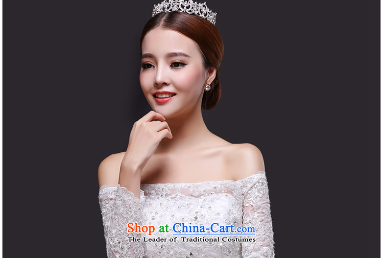 The word tslyzm shoulder wedding dress large tail 2015 new marriages of autumn and winter long-sleeved lace Korean version thin wedding dress and bon bon tail) S picture, prices, brand platters! The elections are supplied in the national character of distribution, so action, buy now enjoy more preferential! As soon as possible.