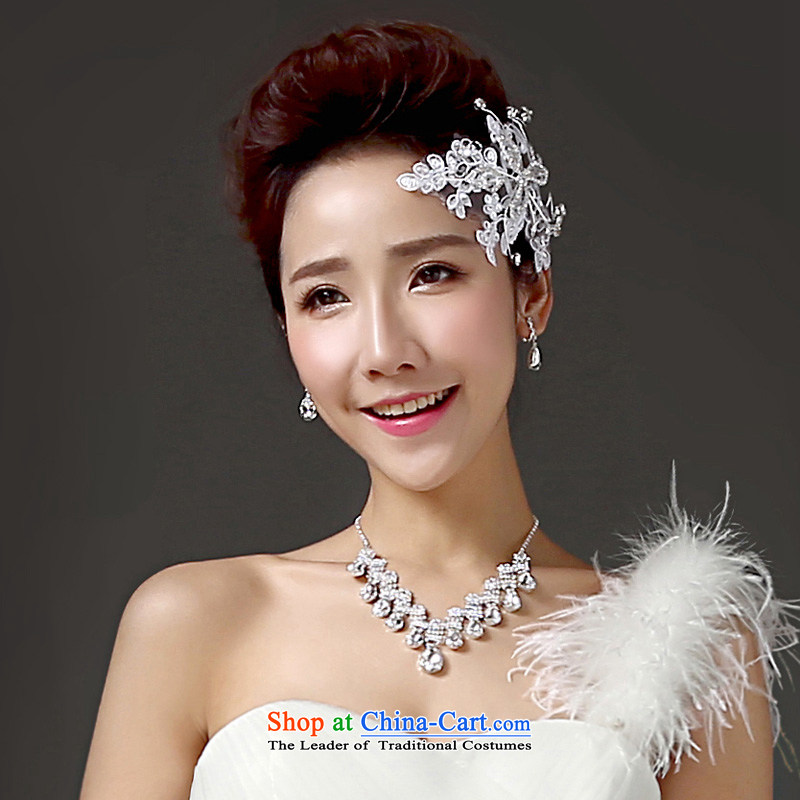 Estimated 2015 bride wedding friends gift clothing accessories for three piece Korean Head Ornaments necklaces earrings with accessories exclusive Drill Accessories Kits, Yi (LANYI) , , , shopping on the Internet