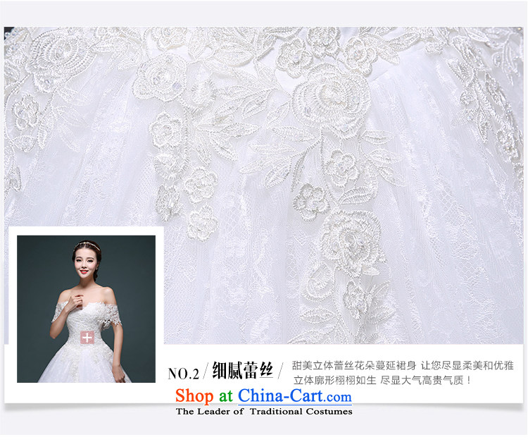 The word bride tslyzm shoulder wedding lace white align to bind with the new 2015 autumn and winter Korean married out of new wedding white S picture, prices, brand platters! The elections are supplied in the national character of distribution, so action, buy now enjoy more preferential! As soon as possible.