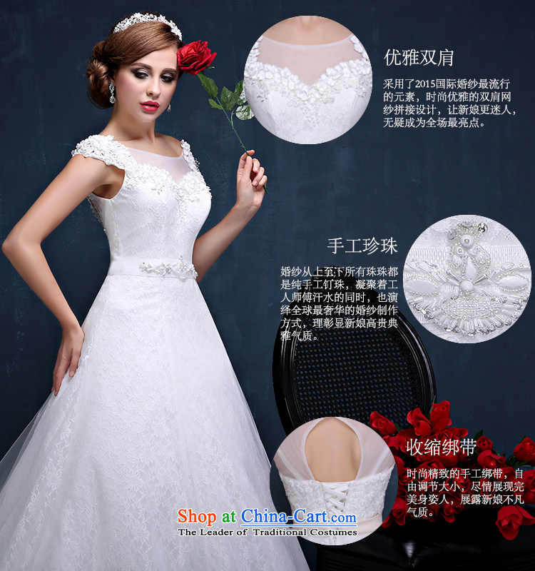 Wedding dresses Summer 2015 new Korean shoulders large flower graphics thin marriages tail wedding dresses white PUERTORRICANS waist 2.0) Picture, prices, brand platters! The elections are supplied in the national character of distribution, so action, buy now enjoy more preferential! As soon as possible.
