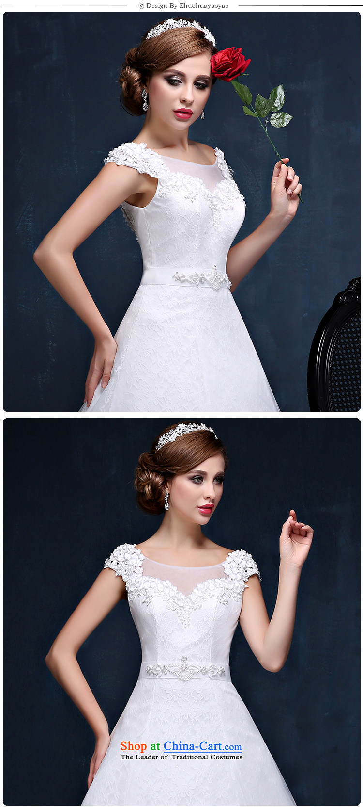 Wedding dresses Summer 2015 new Korean shoulders large flower graphics thin marriages tail wedding dresses white PUERTORRICANS waist 2.0) Picture, prices, brand platters! The elections are supplied in the national character of distribution, so action, buy now enjoy more preferential! As soon as possible.