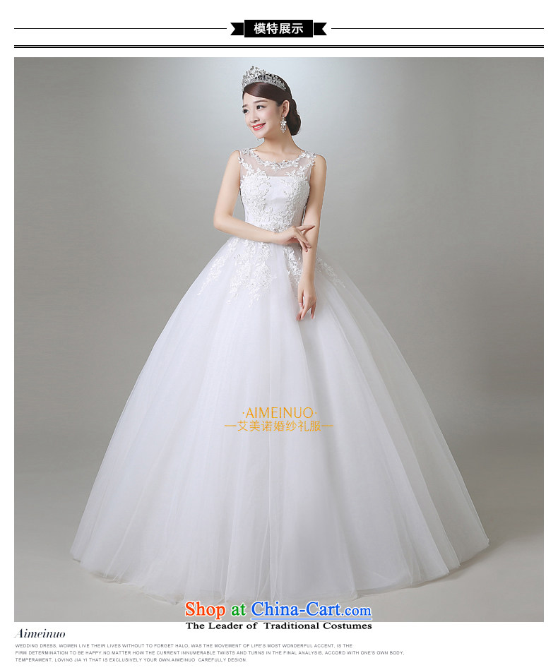 Hiv Miele wedding in summer and autumn 2015 new Korean sweet Tulle lace round-neck collar shoulders wedding irrepressible princess yarn A15CH101 Sau San white L ( waist two feet in a picture), prices, brand platters! The elections are supplied in the national character of distribution, so action, buy now enjoy more preferential! As soon as possible.
