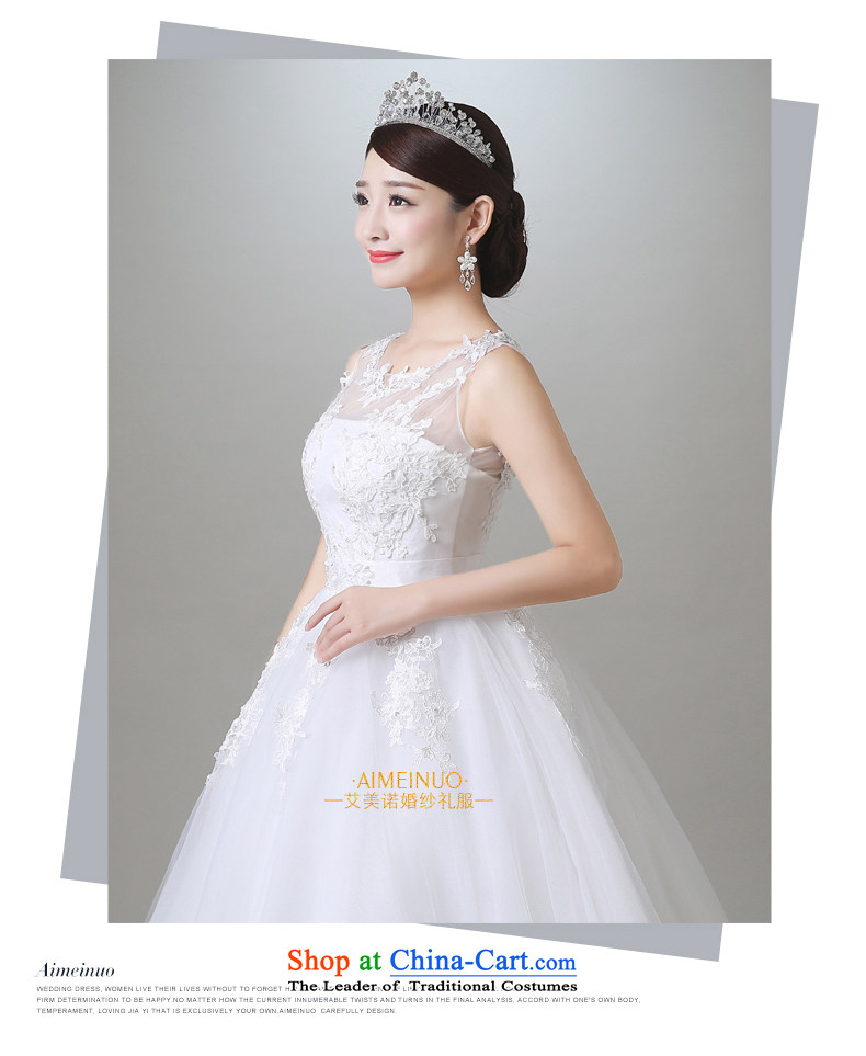 Hiv Miele wedding in summer and autumn 2015 new Korean sweet Tulle lace round-neck collar shoulders wedding irrepressible princess yarn A15CH101 Sau San white L ( waist two feet in a picture), prices, brand platters! The elections are supplied in the national character of distribution, so action, buy now enjoy more preferential! As soon as possible.