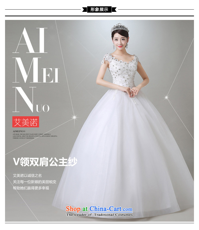 Hiv Miele wedding in summer and autumn 2015 new marriages V-Neck shoulders Silk flower buds Diamond Wedding Korean Sau San tie A15CH104 white L ( A ) two feet in waist picture, prices, brand platters! The elections are supplied in the national character of distribution, so action, buy now enjoy more preferential! As soon as possible.