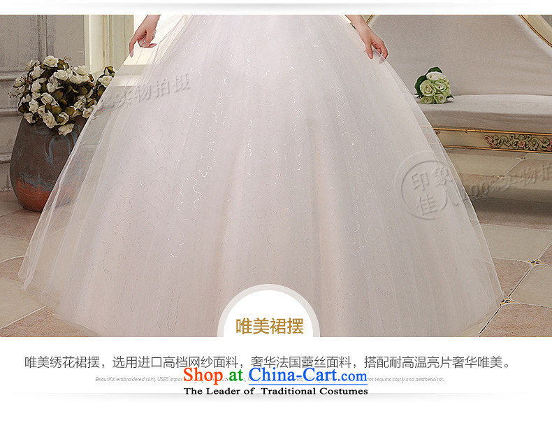 Starring impression wedding dresses 2015 Spring/Summer New Asian layout to align the shoulder bride Word Graphics thin shoulders wedding A0232 White M to align the picture, prices, brand platters! The elections are supplied in the national character of distribution, so action, buy now enjoy more preferential! As soon as possible.
