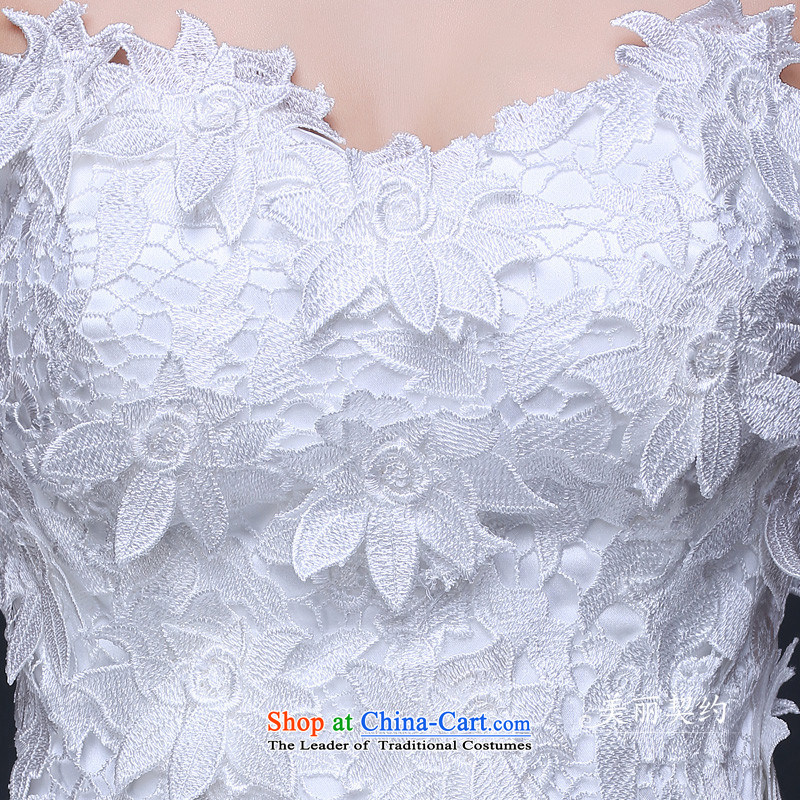 Wedding dresses new 2015 Red white long tail married women lace anointed chest wedding Sau San spring and summer white made not switch size is not love, Su-lan , , , shopping on the Internet