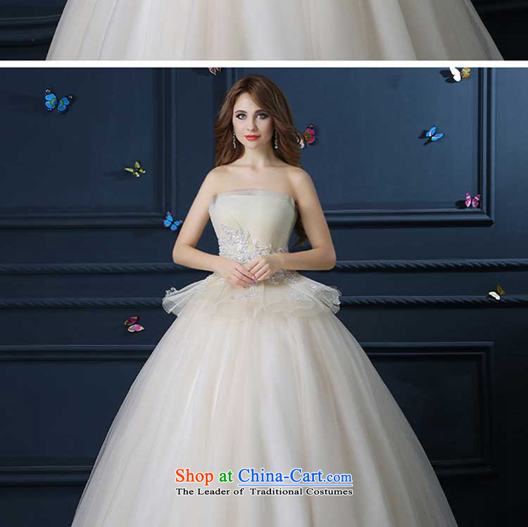 Wedding dress the summer and fall of 2015 New anointed chest champagne Wedding Theme wedding to align bon bon skirt video thin winter champagne color L picture, prices, brand platters! The elections are supplied in the national character of distribution, so action, buy now enjoy more preferential! As soon as possible.