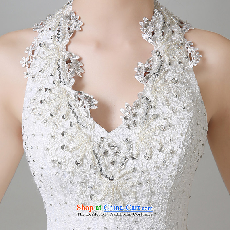 Hiv Miele wedding dresses in summer and autumn of 2015 and sexy V-Neck Mount also wedding diamond marriages Korean Princess yarn white L ( waistline A15CH108 two feet first ), HIV Miele shopping on the Internet has been pressed.