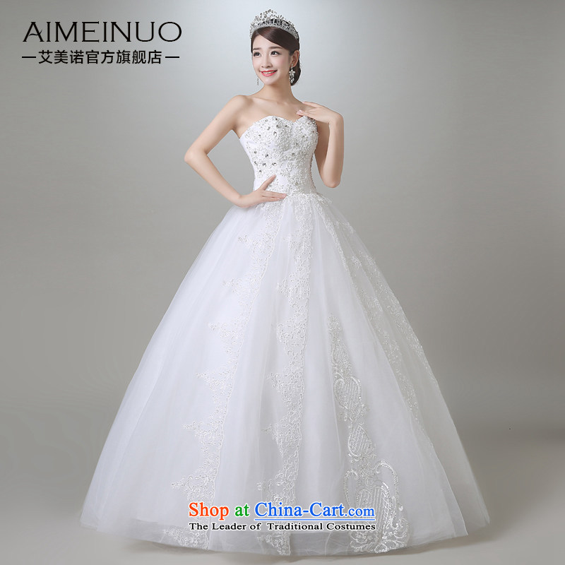 Hiv Miele Wedding 2015 Summer new marriages sweet heart-shaped anointed chest temperament princess yarn lace Diamond Video thin white L ( waistline A15CH111 two feet first ), HIV Miele shopping on the Internet has been pressed.