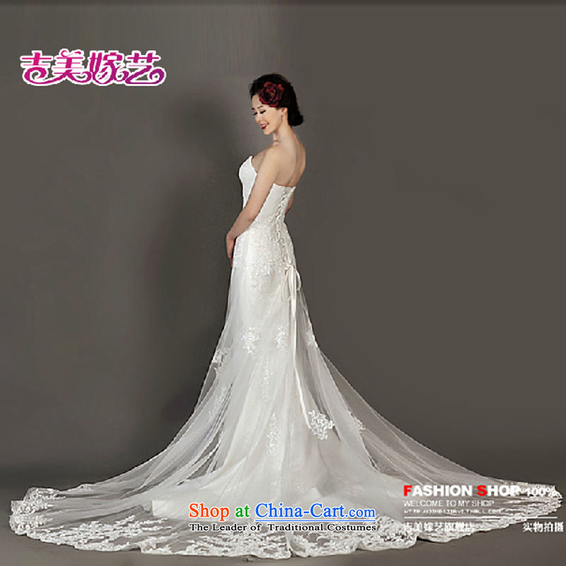 Wedding dress Kyrgyz-american married new anointed arts 2015 Chest Korean lace crowsfoot tail HT934 bride wedding White XL, Kyrgyz-US married arts , , , shopping on the Internet