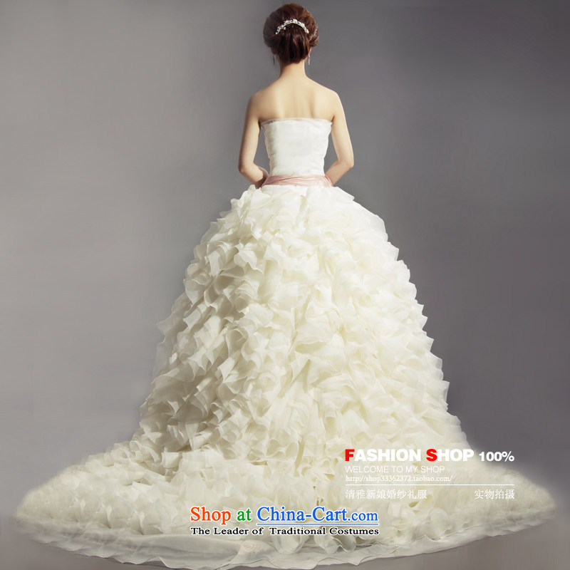 Kyrgyz-US married arts vera wang wei wang wei tail wedding dresses real concept HS639 video thin new 2015 wedding white XXL, Kyrgyz-american married arts , , , shopping on the Internet