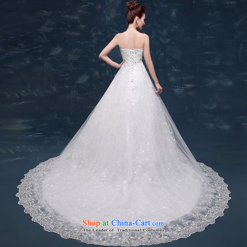Upscale wedding dresses new spring 2015 Graphics thin Sau San anointed bride chest tail diamond set pearl strap wedding package mail A dragged around 60 cm S Chengjia True Love , , , shopping on the Internet