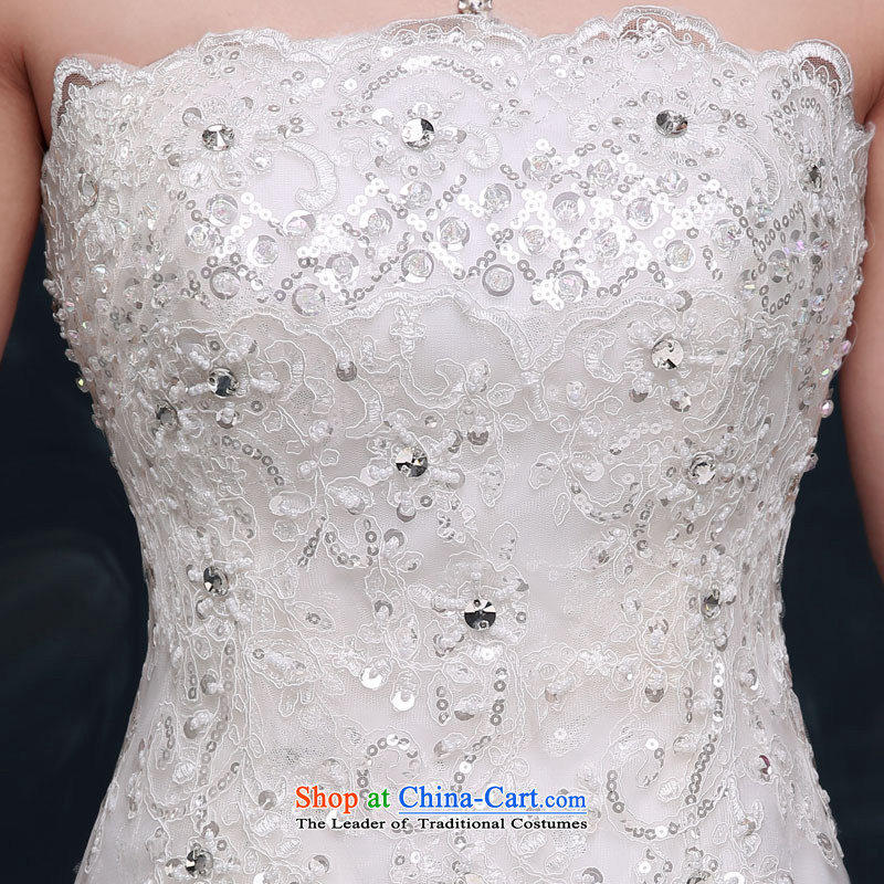 Upscale wedding dresses new spring 2015 Graphics thin Sau San anointed bride chest tail diamond set pearl strap wedding package mail A dragged around 60 cm S Chengjia True Love , , , shopping on the Internet