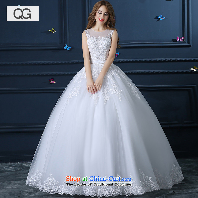 Wedding dresses 2015 Summer new Korean minimalist shoulders to align graphics thin marriages a field shoulder wedding tail) , L, dumping of wedding dress shopping on the Internet has been pressed.
