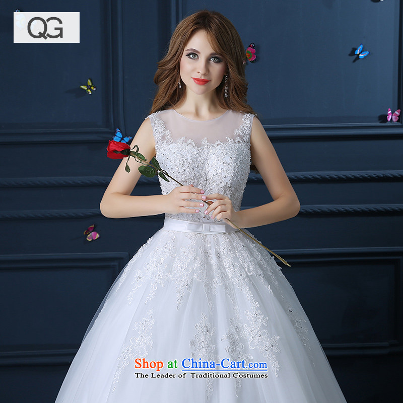 Wedding dresses 2015 Summer new Korean minimalist shoulders to align graphics thin marriages a field shoulder wedding tail) , L, dumping of wedding dress shopping on the Internet has been pressed.