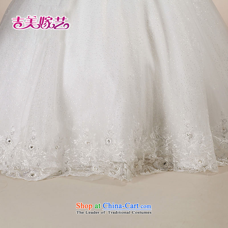 Wedding dress Kyrgyz-american married new Korean arts 2015 edition anointed chest bon bon skirt to align the 7120 bride wedding trailing M Kyrgyz-american married arts , , , shopping on the Internet