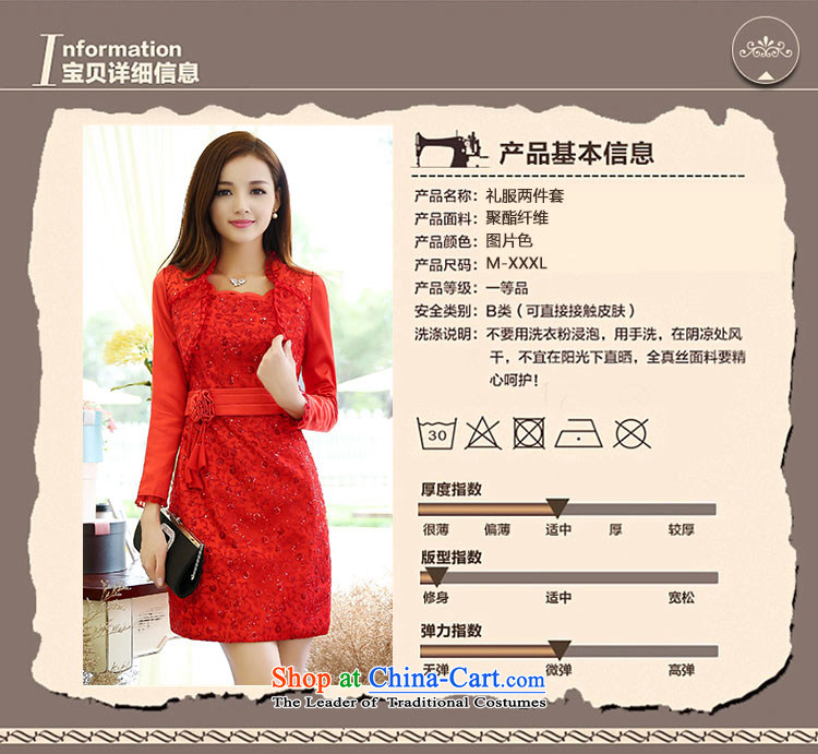 Replace spring and autumn 2015 resistant flower Korean citizenry Sau San minimalist dresses round-neck collar long-sleeved video thin classic and elegant two kits dress female picture color pictures, prices, XXXL brand platters! The elections are supplied in the national character of distribution, so action, buy now enjoy more preferential! As soon as possible.