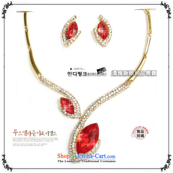 The bride jewelry/Sets link/necklace/parquet red water Drill Sets link TL0210 Bridal Suite Link Green Ear Clip Picture, prices, brand platters! The elections are supplied in the national character of distribution, so action, buy now enjoy more preferential! As soon as possible.