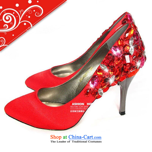 The European royal luxury fittings bride stunning marriage shoes bride shoes dinner will shoe bride shoes red 37 pictures, prices, brand platters! The elections are supplied in the national character of distribution, so action, buy now enjoy more preferential! As soon as possible.