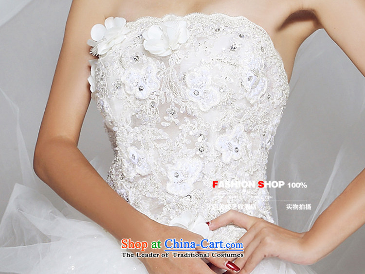 Wedding dress Kyrgyz-american married Korean version of the new arts princess wedding anointed chest to align graphics 666 thin bride wedding tail XL Photo, prices, brand platters! The elections are supplied in the national character of distribution, so action, buy now enjoy more preferential! As soon as possible.