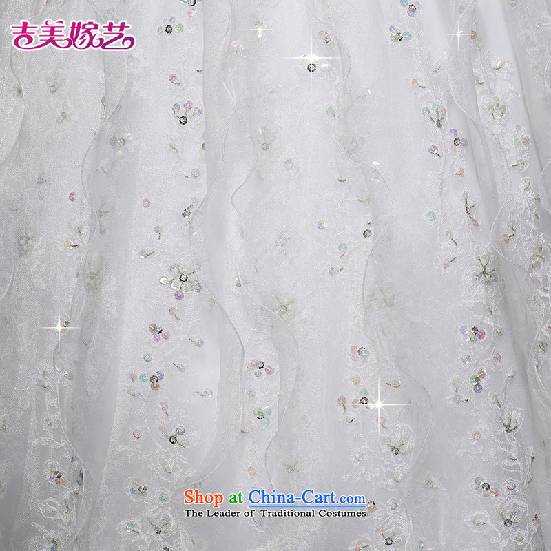 Wedding dress Kyrgyz-american married new anointed arts 2015 Chest Korean bon bon skirt to align the Sau San AS211 bride wedding white S Kyrgyz-american married arts , , , shopping on the Internet