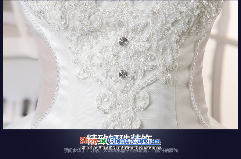 7 Color 7 tone Korean brides new 2015 White Diamond wiping the chest to align the Sau San wedding dresses H080 White M picture, prices, brand platters! The elections are supplied in the national character of distribution, so action, buy now enjoy more preferential! As soon as possible.