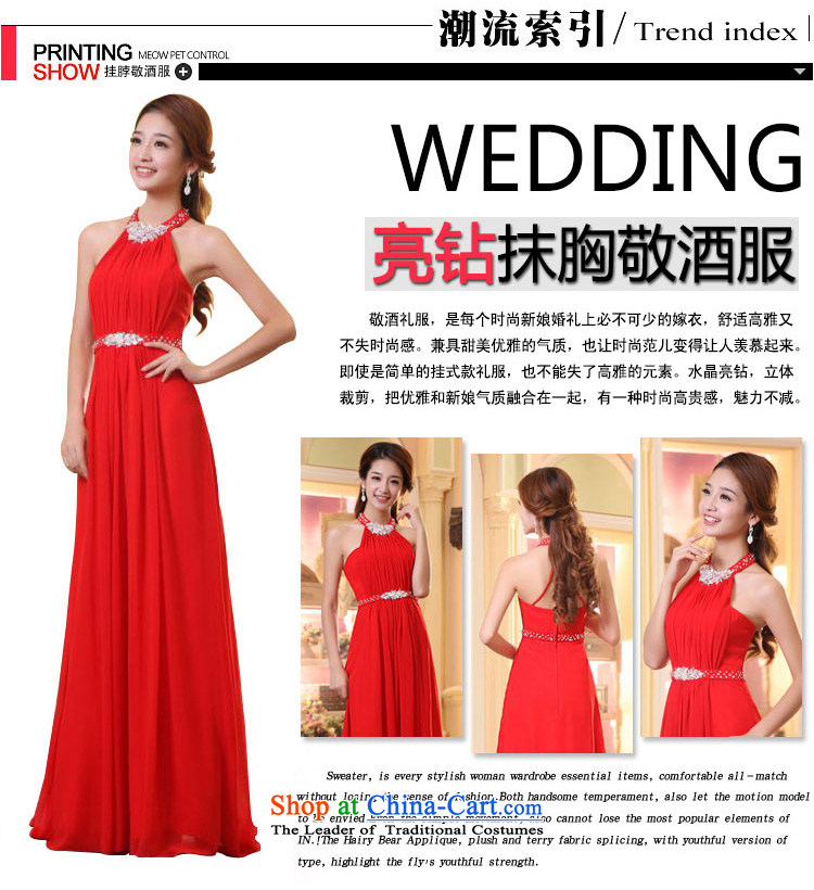 2015 new summer red bride long history and on-chip and Chest Service Korea bows version of large high fashion video thin red dress XL Photo, prices, brand platters! The elections are supplied in the national character of distribution, so action, buy now enjoy more preferential! As soon as possible.