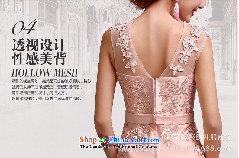 2015 new marriages long shoulders bows services bridesmaid services 2015 stylish temperament Lace Embroidery and long skirt red S picture, prices, brand platters! The elections are supplied in the national character of distribution, so action, buy now enjoy more preferential! As soon as possible.