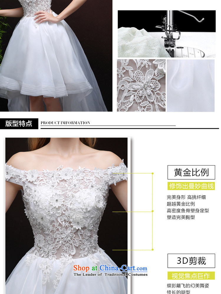 Talk to her wedding dresses, before the new 2015 after long tail short word for the Korean version shoulder thin large wedding lace princess out of White XXL picture, prices, brand platters! The elections are supplied in the national character of distribution, so action, buy now enjoy more preferential! As soon as possible.