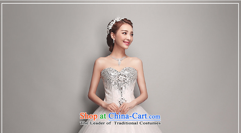 Jacob Chan bride Korean style wedding dresses and chest water drilling new summer 2015 Sau San video thin straps to align the princess bon bon skirt white L picture, prices, brand platters! The elections are supplied in the national character of distribution, so action, buy now enjoy more preferential! As soon as possible.