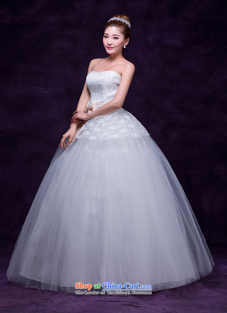 The autumn 2015 new Korean sweet bride wedding princess graphics to align the thin elegant wedding dresses photo photo building White gauze White M picture, prices, brand platters! The elections are supplied in the national character of distribution, so action, buy now enjoy more preferential! As soon as possible.