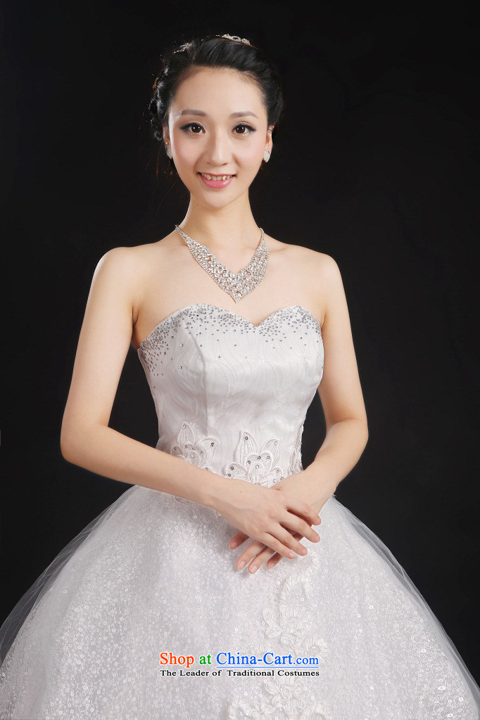 The autumn 2015 new upscale white to align the bride wedding dresses Korean fashion straps and chest ironing drill wedding white picture, prices, S brand platters! The elections are supplied in the national character of distribution, so action, buy now enjoy more preferential! As soon as possible.