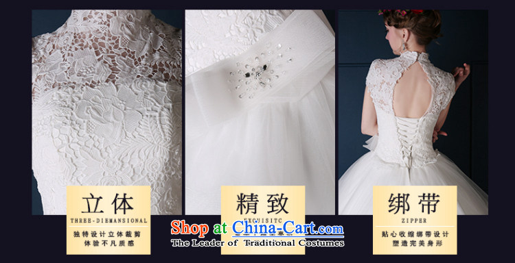 Sin Sin Kai Edge Wedding 2015 Summer new Korean version package shoulder lace large graphics thin bride tail upscale wedding atmospheric 50 cm tail tailored picture, prices, brand platters! The elections are supplied in the national character of distribution, so action, buy now enjoy more preferential! As soon as possible.