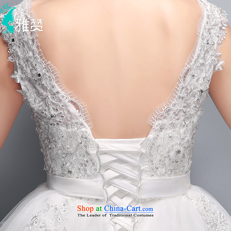 Jacob Chan pregnant women wedding dresses shoulders Top Loin of 2015 summer to align the new lace butterfly marriage ceremony bon bon wedding dress white XXL, Jacob Chan (YAZAN) , , , shopping on the Internet