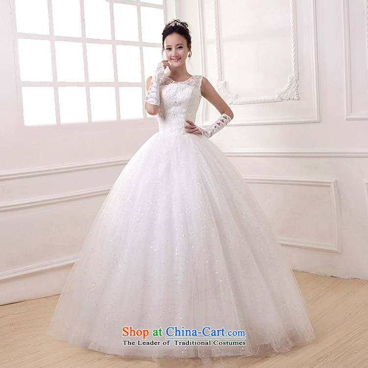 Charlene Choi Ling (yanling)2015 autumn new shoulders lace bride wedding dresses stylish Sweet graphics thin engraving align to tie, White M picture, prices, brand platters! The elections are supplied in the national character of distribution, so action, buy now enjoy more preferential! As soon as possible.