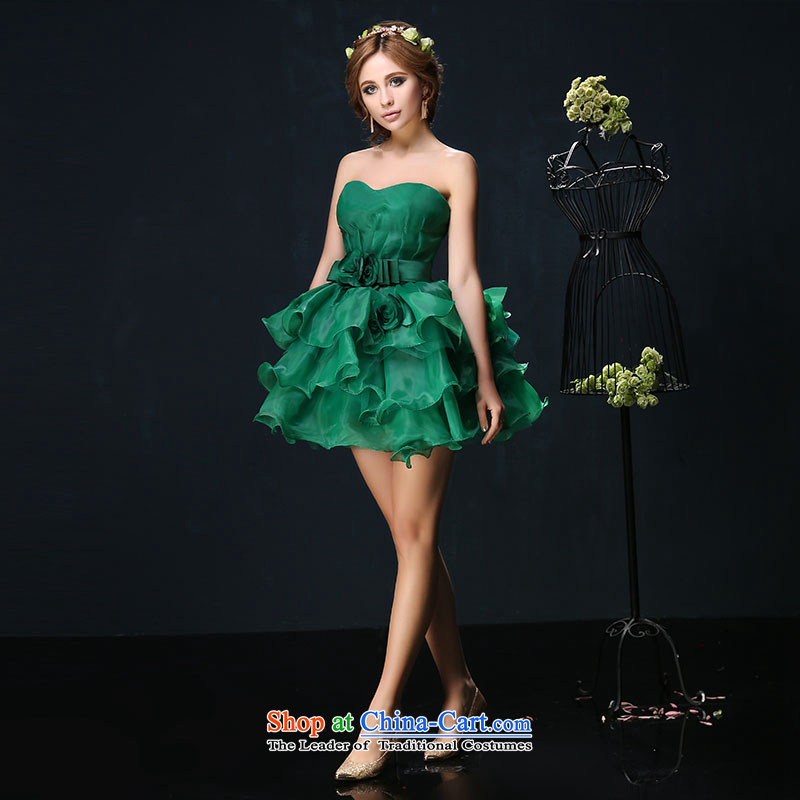 Summer 2015 new anointed chest) Princess Korean short banquet dinner dress bride bows services will stage a small green tailored, Sin Sin Introduction , , , shopping on the Internet