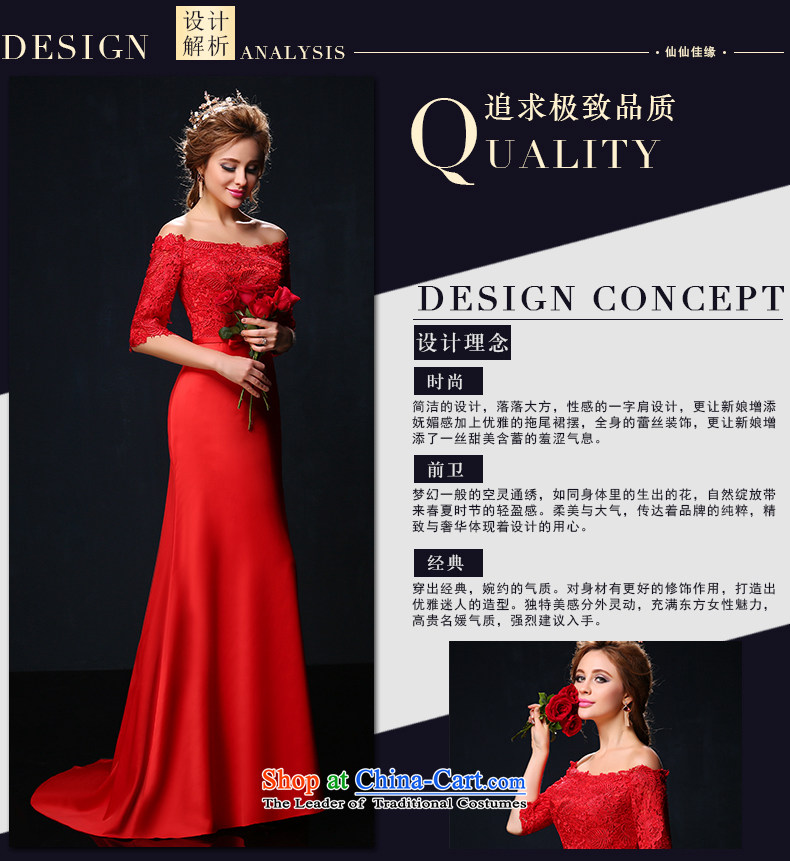 In spring and summer 2015, a new field in the shoulder cuff red long banquet evening dresses video thin marriages bows services tailored to the red picture, prices, brand platters! The elections are supplied in the national character of distribution, so action, buy now enjoy more preferential! As soon as possible.