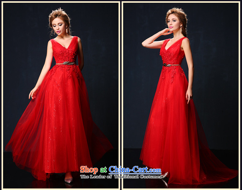 Marriages evening dresses 2015 Summer new Korean fashion shoulders large graphics thin red long bows services tailored to the red picture, prices, brand platters! The elections are supplied in the national character of distribution, so action, buy now enjoy more preferential! As soon as possible.