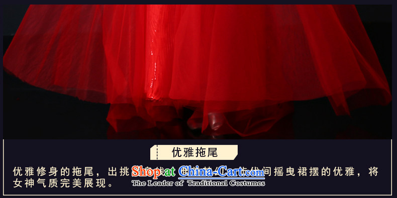 Marriages evening dresses 2015 Summer new Korean fashion shoulders large graphics thin red long bows services tailored to the red picture, prices, brand platters! The elections are supplied in the national character of distribution, so action, buy now enjoy more preferential! As soon as possible.