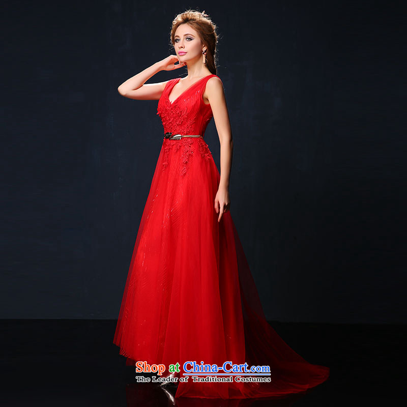 Marriages evening dresses 2015 Summer new Korean fashion shoulders large graphics thin red long bows services red tailored, Sin Sin Introduction , , , shopping on the Internet