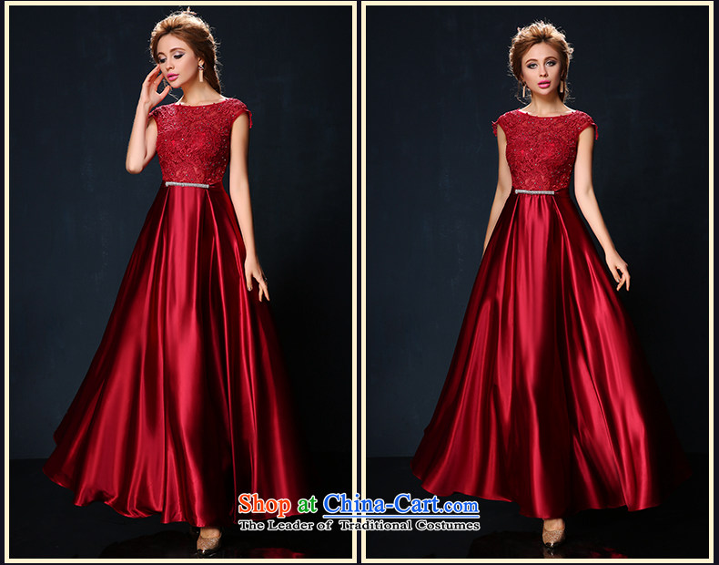 The bride services 2015 Summer Korea bows new version lace shoulder larger video thin red long banquet dinner dress gold tailored picture, prices, brand platters! The elections are supplied in the national character of distribution, so action, buy now enjoy more preferential! As soon as possible.