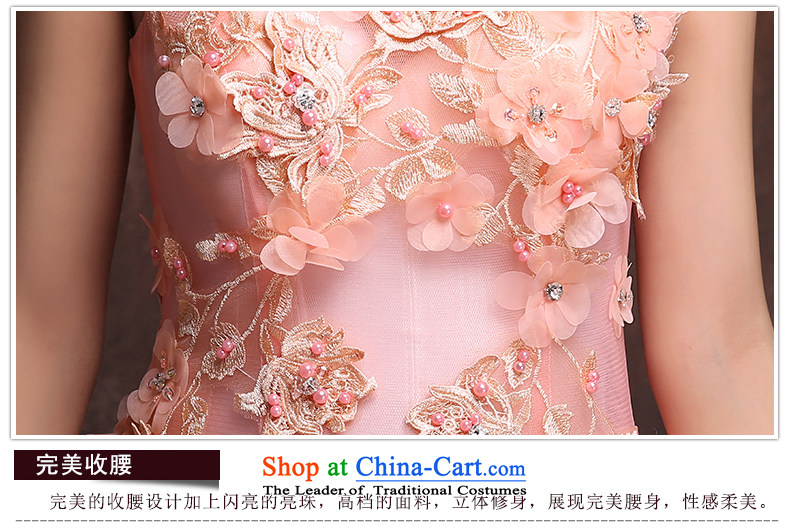 Wedding dress 2015 new Korean brides large wedding photography subject stage long banquet evening dress spring bare pink made size pictures, prices, brand platters! The elections are supplied in the national character of distribution, so action, buy now enjoy more preferential! As soon as possible.