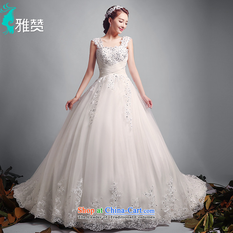 Jacob Chan shoulder straps wedding dresses tail Summer 2015 new western graphics thin Sau San marriages wedding bon bon tail of skirt XL, Jacob Chan (YAZAN) , , , shopping on the Internet