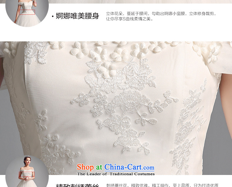 Jacob Chan wedding dresses tail of a field for your shoulders in the summer and autumn of 2015 the new Korean version of Sau San video thin wedding dress wedding retro palace to align the wind, XXL picture, prices, brand platters! The elections are supplied in the national character of distribution, so action, buy now enjoy more preferential! As soon as possible.