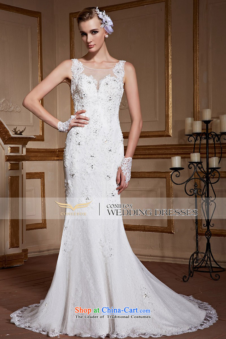 Creative New 2015 FOX white wedding dresses crowsfoot tail wedding lace shoulders wedding back wedding tailored wedding 99036 tailored white picture, prices, brand platters! The elections are supplied in the national character of distribution, so action, buy now enjoy more preferential! As soon as possible.