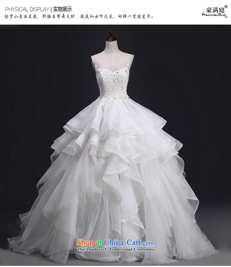 2015 new bride wedding dresses summer stylish and simple Korean shoulders large graphics thin wedding small trailing white strap S picture, prices, brand platters! The elections are supplied in the national character of distribution, so action, buy now enjoy more preferential! As soon as possible.